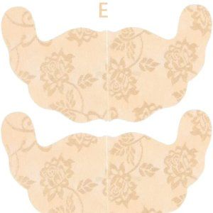 Different Shapes Nipple Breast Stickers (6 Pairs)Disposable Bra Pad Adhesive